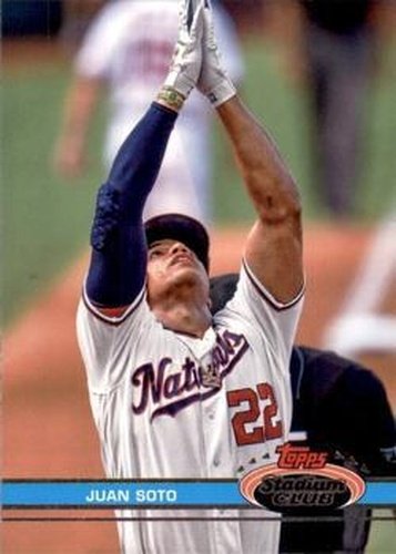 #250c Juan Soto - Washington Nationals - 2022 Stadium Club Baseball