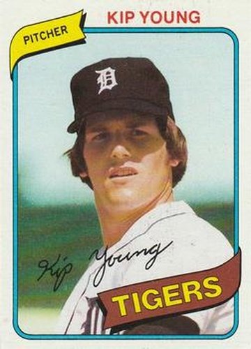 #251 Kip Young - Detroit Tigers - 1980 Topps Baseball