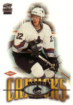 #251 Daniel Sedin - Vancouver Canucks - 2000-01 Pacific Paramount Hockey