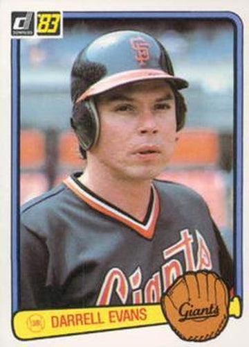 #251 Darrell Evans - San Francisco Giants - 1983 Donruss Baseball