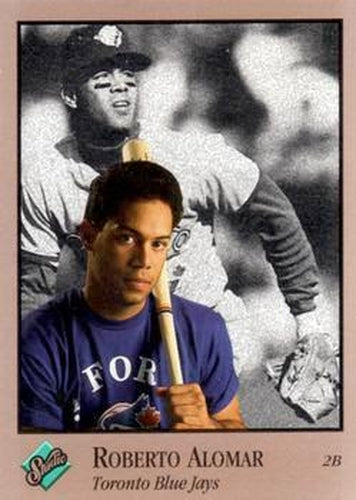 #251 Roberto Alomar - Toronto Blue Jays - 1992 Studio Baseball