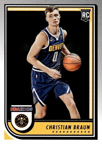 #251 Christian Braun - Denver Nuggets - 2022-23 Hoops Basketball