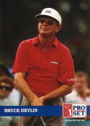 #251 Bruce Devlin - 1992 Pro Set PGA Tour Golf