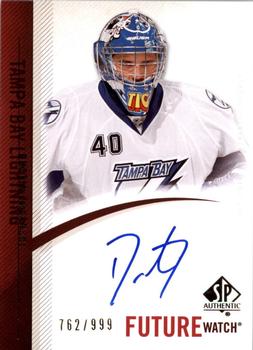 #251 Dustin Tokarski - Tampa Bay Lightning - 2010-11 SP Authentic Hockey
