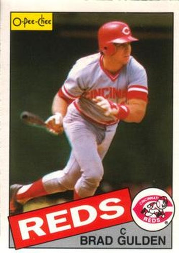 #251 Brad Gulden - Cincinnati Reds - 1985 O-Pee-Chee Baseball
