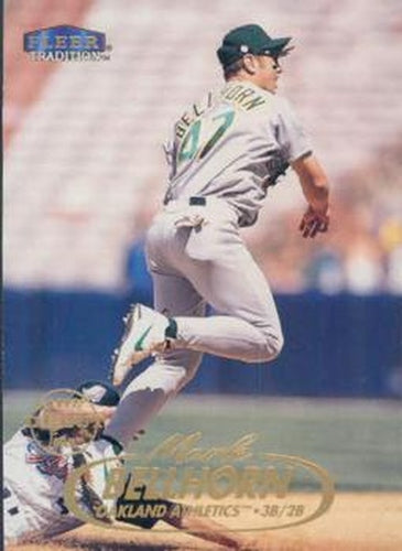 #251 Mark Bellhorn - Oakland Athletics - 1998 Fleer Tradition Baseball