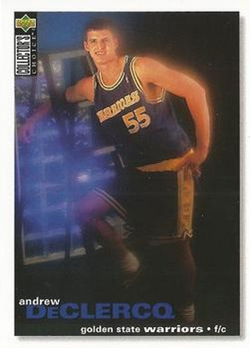 #251 Andrew DeClercq - Golden State Warriors - 1995-96 Collector's Choice Basketball