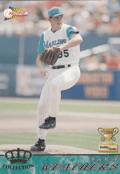 #252 David Weathers - Florida Marlins - 1994 Pacific Baseball