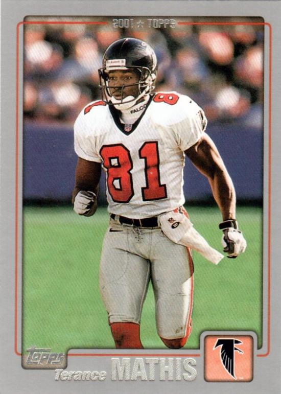 #252 Terance Mathis - Atlanta Falcons - 2001 Topps Football