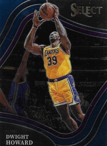 #252 Dwight Howard - Los Angeles Lakers - 2021-22 Panini Select - Blue Basketball