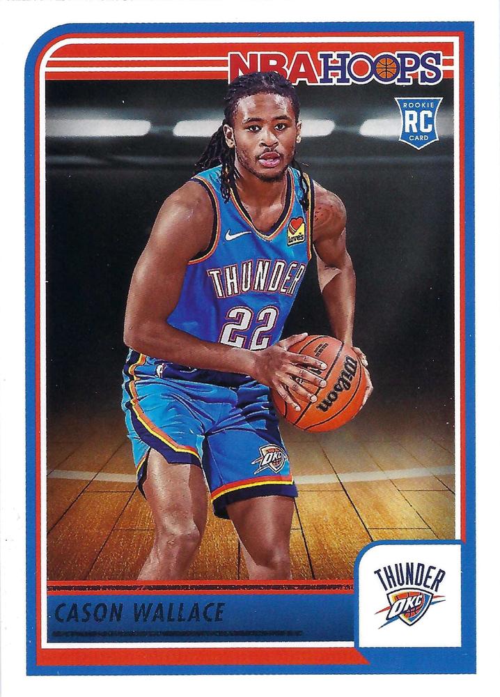 #252 Cason Wallace - Oklahoma City Thunder - 2023-24 Hoops Basketball