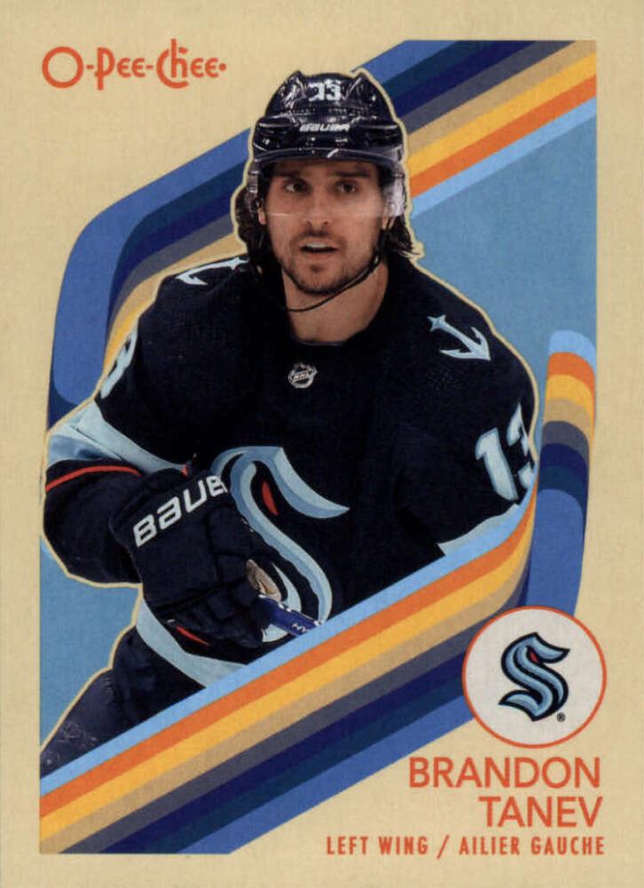#252 Brandon Tanev - Seattle Kraken - 2023-24 O-Pee-Chee - Retro Hockey