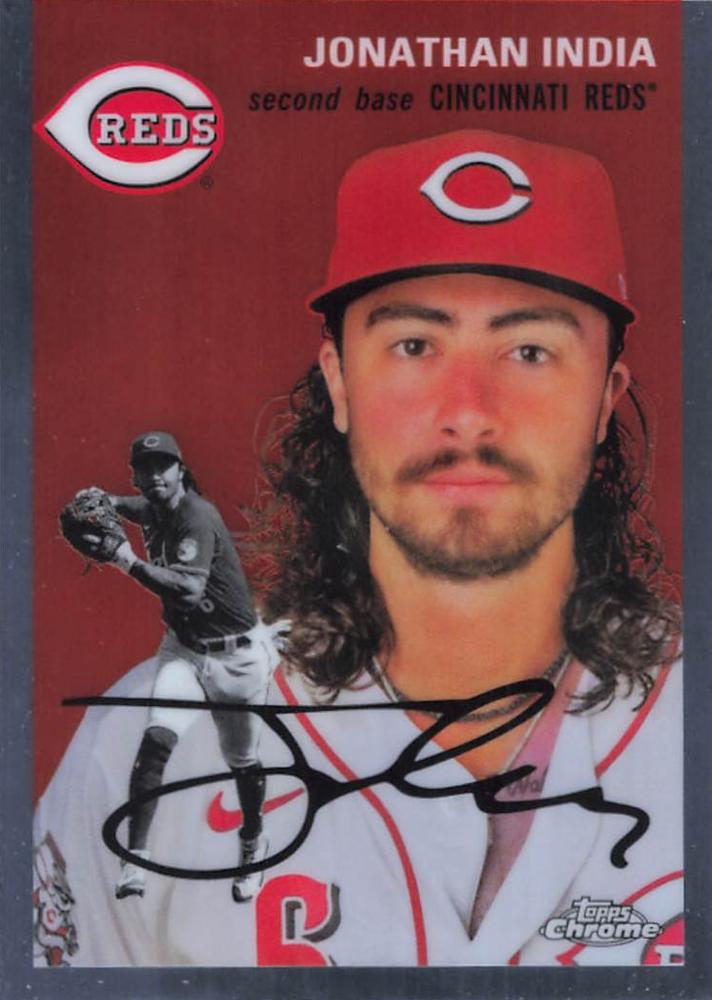 #252 Jonathan India - Cincinnati Reds - 2023 Topps Chrome Platinum Anniversary Baseball