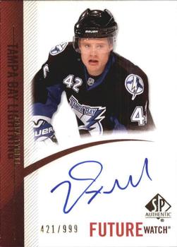 #252 Dana Tyrell - Tampa Bay Lightning - 2010-11 SP Authentic Hockey