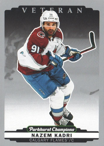#252 Nazem Kadri - Calgary Flames - 2022-23 Parkhurst Champions - Silver Hockey