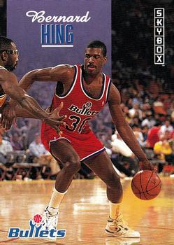 #252 Bernard King - Washington Bullets - 1992-93 SkyBox Basketball