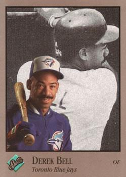 #252 Derek Bell - Toronto Blue Jays - 1992 Studio Baseball