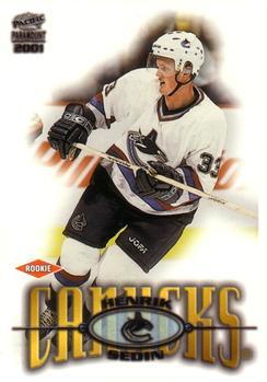 #252 Henrik Sedin - Vancouver Canucks - 2000-01 Pacific Paramount Hockey