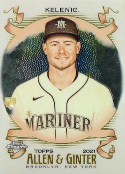 #252 Jarred Kelenic - Seattle Mariners - 2021 Topps Allen & Ginter Chrome Baseball