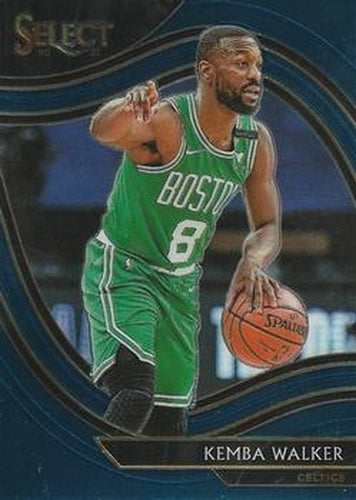 #252 Kemba Walker - Boston Celtics - 2020-21 Panini Select - Blue Basketball