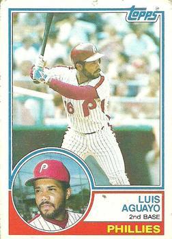 #252 Luis Aguayo - Philadelphia Phillies - 1983 Topps Baseball