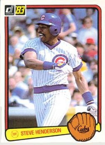 #252 Steve Henderson - Chicago Cubs - 1983 Donruss Baseball