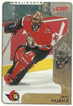 #252 Jani Hurme - Ottawa Senators - 2001-02 Upper Deck Victory Hockey