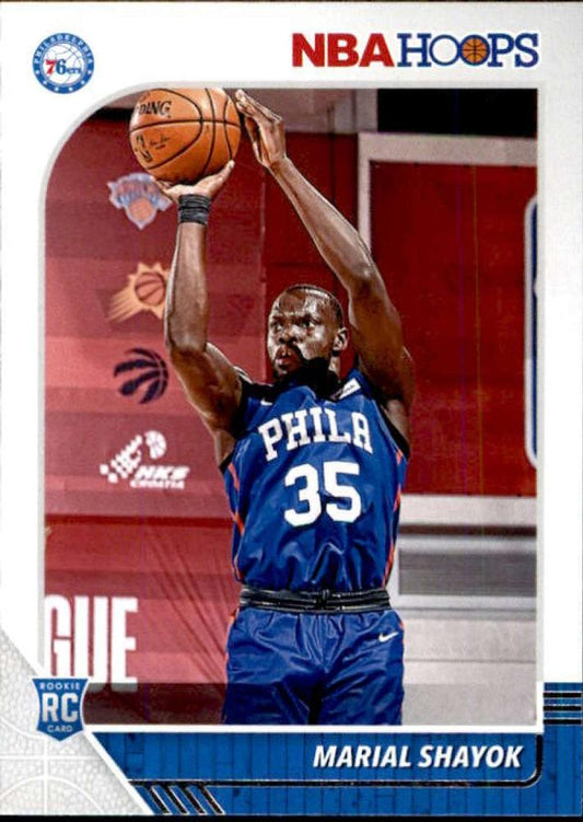 #252 Marial Shayok - Philadelphia 76ers - 2019-20 Hoops Basketball