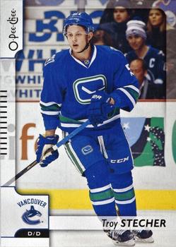 #252 Troy Stecher - Vancouver Canucks - 2017-18 O-Pee-Chee Hockey