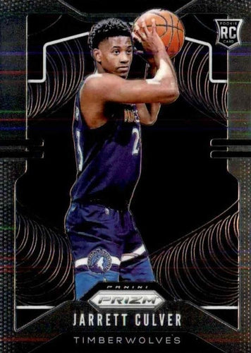 #252 Jarrett Culver - Minnesota Timberwolves - 2019-20 Panini Prizm Basketball