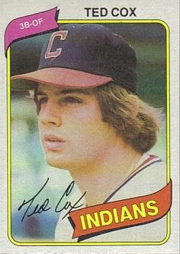 #252 Ted Cox - Cleveland Indians - 1980 Topps Baseball