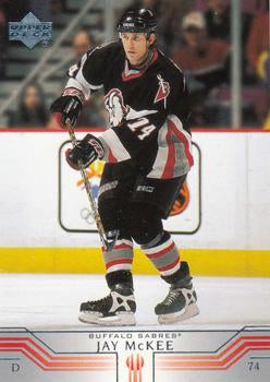 #253 Jay McKee - Buffalo Sabres - 2001-02 Upper Deck Hockey