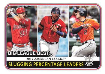 #253 Mike Trout / Nelson Cruz / Alex Bregman - Los Angeles Angels / Minnesota Twins / Houston Astros - 2020 Topps Big League Baseball