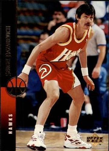 #253 Sergei Bazarevich - Atlanta Hawks - 1994-95 Upper Deck Basketball