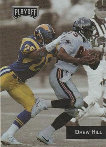 #253 Drew Hill - Atlanta Falcons - 1993 Playoff Football