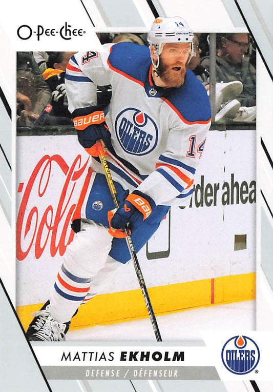 #253 Mattias Ekholm - Edmonton Oilers - 2023-24 O-Pee-Chee Hockey