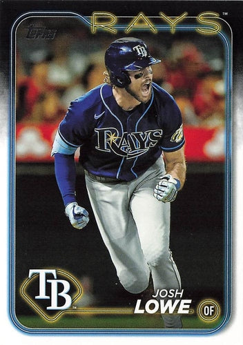 #253 Josh Lowe - Tampa Bay Rays - 2024 Topps Baseball