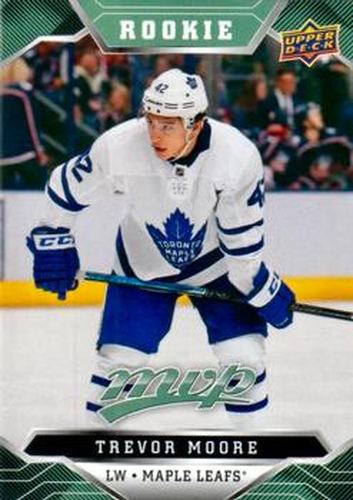 #253 Trevor Moore - Toronto Maple Leafs - 2019-20 Upper Deck MVP Hockey