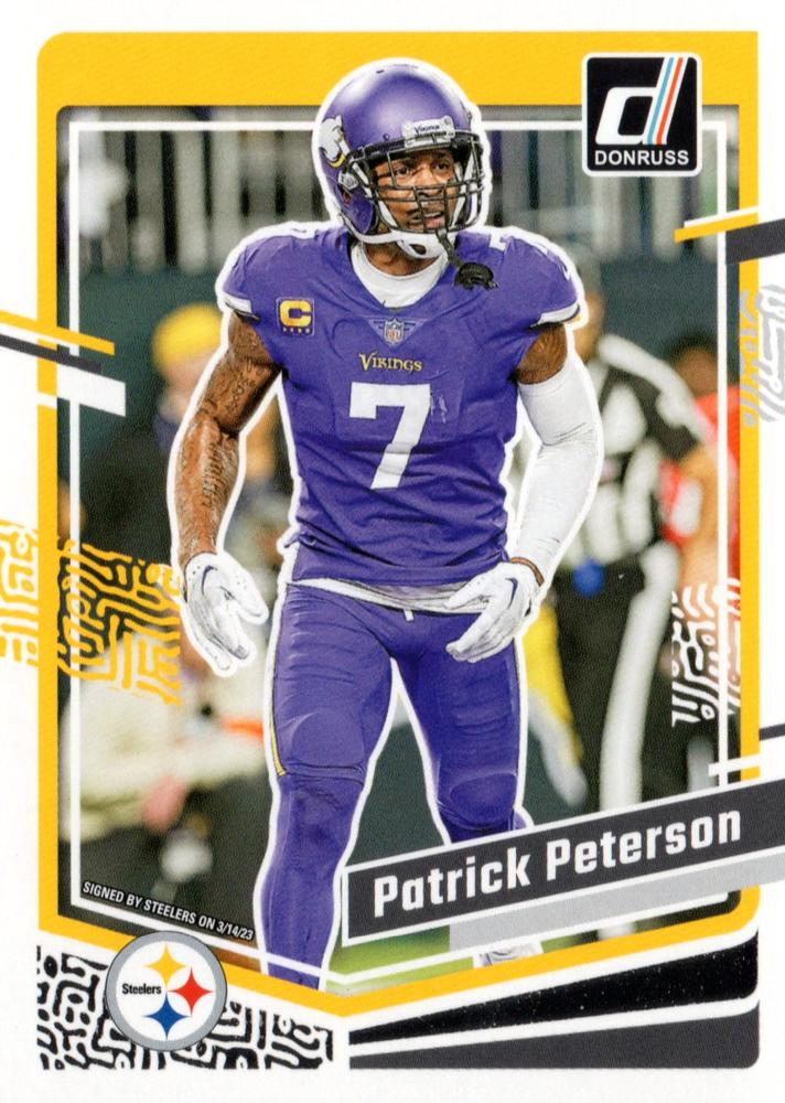 #253 Patrick Peterson - Pittsburgh Steelers - 2023 Donruss Football