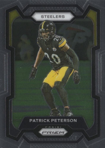 #253 Patrick Peterson - Pittsburgh Steelers - 2023 Panini Prizm Football