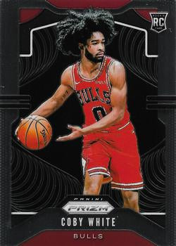 #253 Coby White - Chicago Bulls - 2019-20 Panini Prizm Basketball