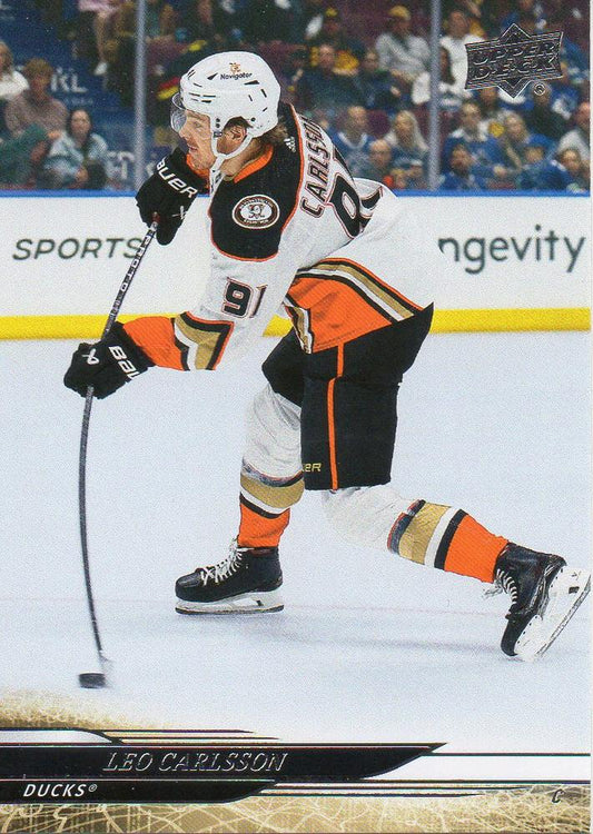 #253 Leo Carlsson - Anaheim Ducks - 2024-25 Upper Deck Hockey