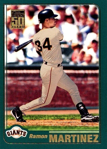 #253 Ramon Martinez - San Francisco Giants - 2001 Topps Baseball
