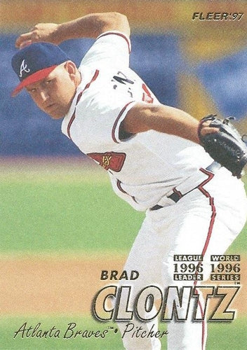 #253 Brad Clontz - Atlanta Braves - 1997 Fleer Baseball