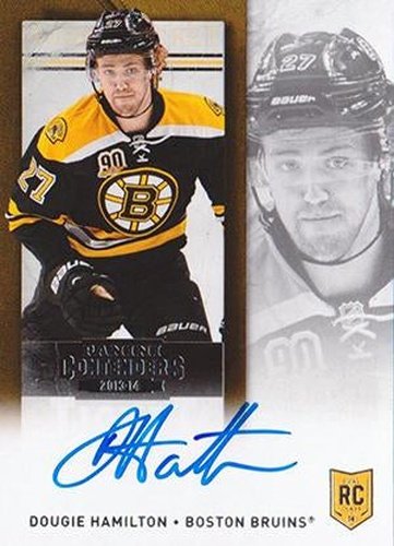 #253b Dougie Hamilton - Boston Bruins - 2013-14 Panini Contenders Hockey