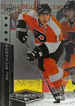 #196 Mike Richards - Philadelphia Flyers - 2010-11 Upper Deck Black Diamond Hockey