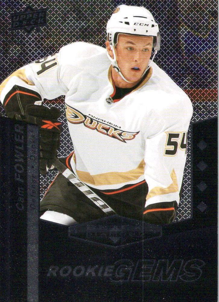 #206 Cam Fowler - Anaheim Ducks - 2010-11 Upper Deck Black Diamond Hockey