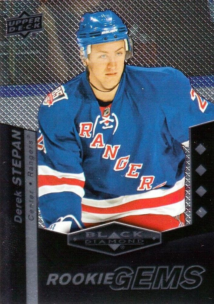 #217 Derek Stepan - New York Rangers - 2010-11 Upper Deck Black Diamond Hockey