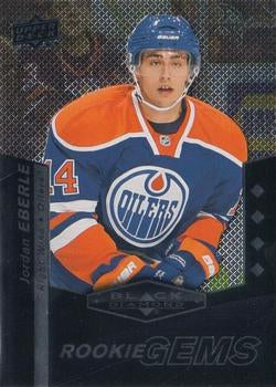 #220 Jordan Eberle - Edmonton Oilers - 2010-11 Upper Deck Black Diamond Hockey