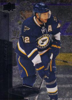 #74 David Backes - St. Louis Blues - 2010-11 Upper Deck Black Diamond Hockey